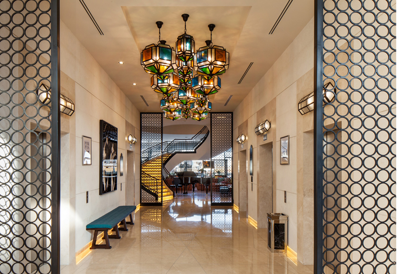 Lobby of the Rocco Forte Hotel. Lobby of the Rocco Forte Hotel.
