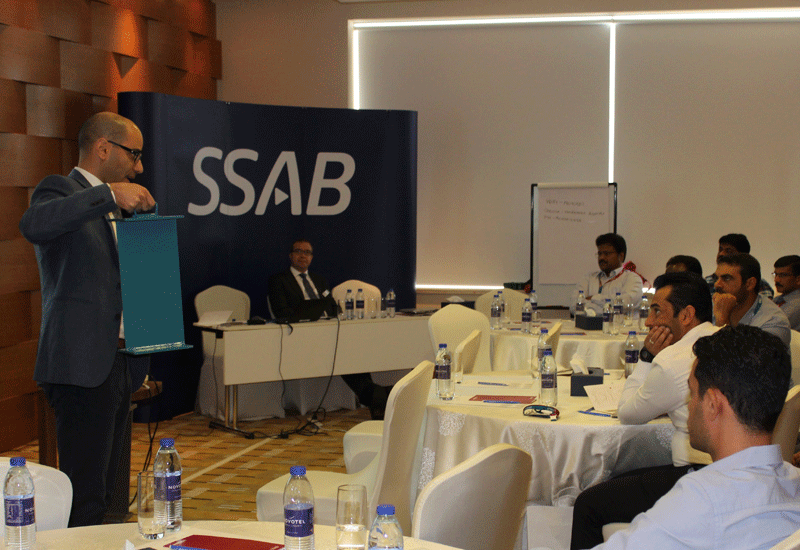 SSAB recently held a technical seminar for end-users in Dubai. SSAB recently held a technical seminar for end-users in Dubai.