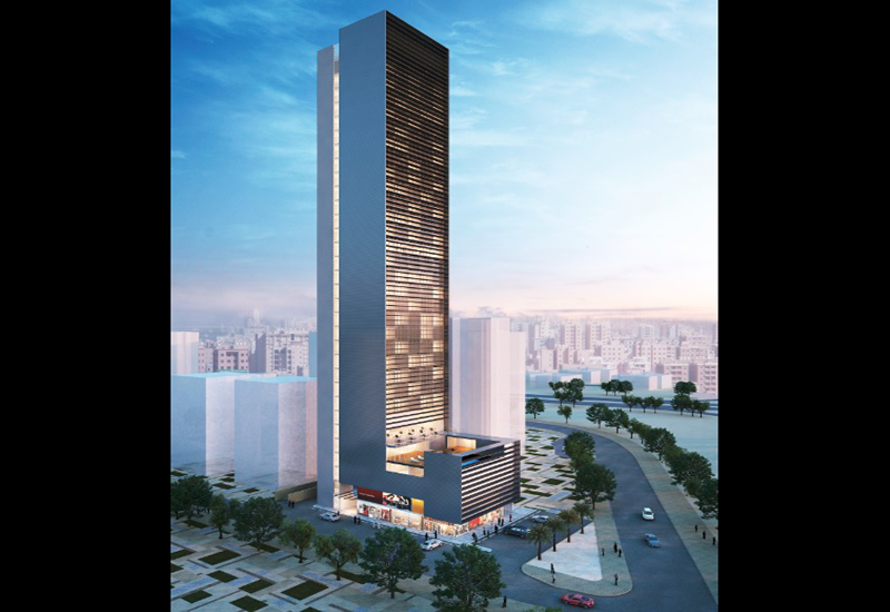 The high-rise complex is estimated to tower 110m in height. The high-rise complex is estimated to tower 110m in height.