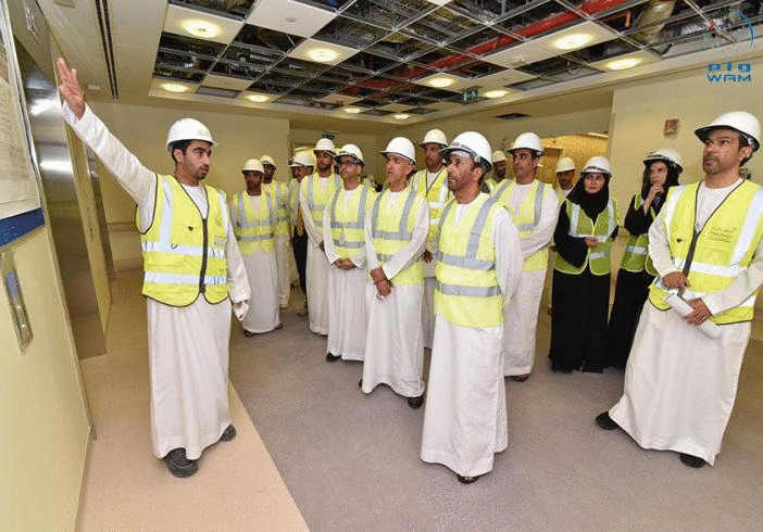A government delegation recently toured the Sheikh Shakhbout Medical City in Abu Dhabi's Al Mafraq area. A government delegation recently toured the Sheikh Shakhbout Medical City in Abu Dhabi's Al Mafraq area.