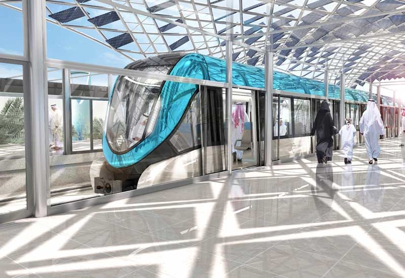 An artist rendition of the Riyadh Metro. An artist rendition of the Riyadh Metro.