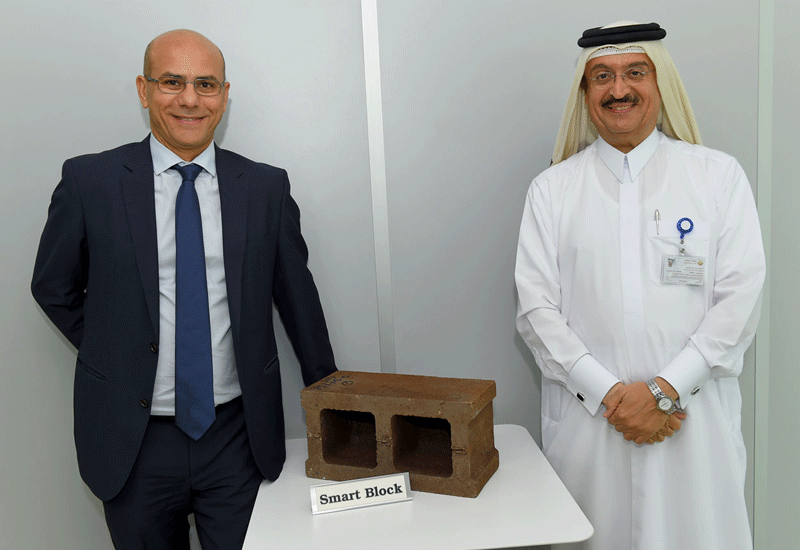 Dr Mohammad bin Saif Al-Kuwari (right), head of the Environmental and Municipal Studies Institute at MME and Dr Khaled Hassan (left), country director and head of Middle-East Infrastructure, TRL at the launch of VegeBlock. Dr Mohammad bin Saif Al-Kuwari (right), head of the Environmental and Municipal Studies Institute at MME and Dr Khaled Hassan (left), country director and head of Middle-East Infrastructure, TRL at the launch of VegeBlock.