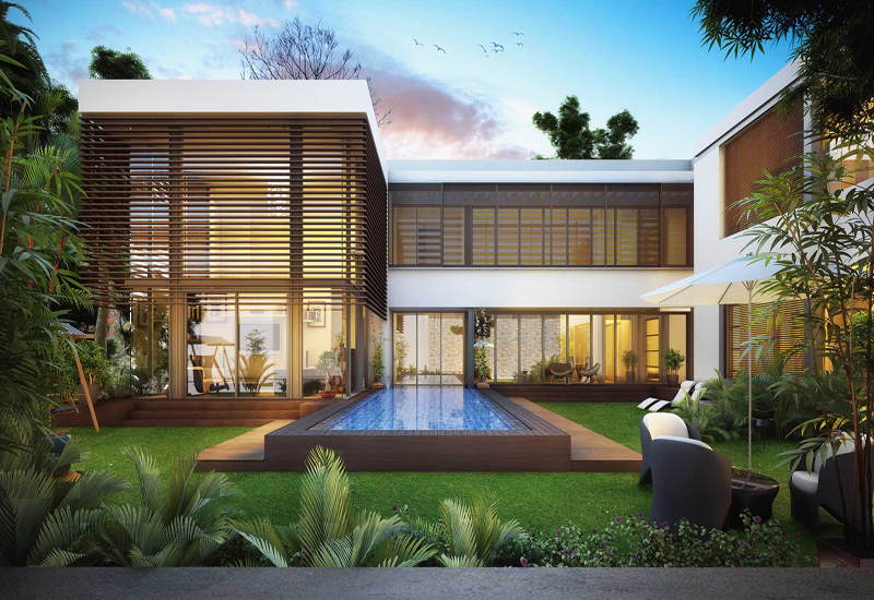 Sobha Hartland will comprise of ultra-contemporary L-shaped villas. Sobha Hartland will comprise of ultra-contemporary L-shaped villas.