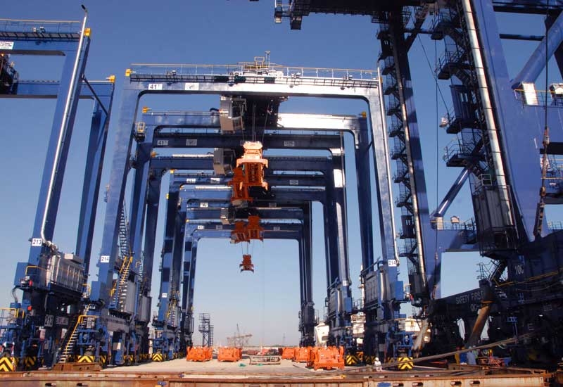 Cranes at Sohar Port. Cranes at Sohar Port.
