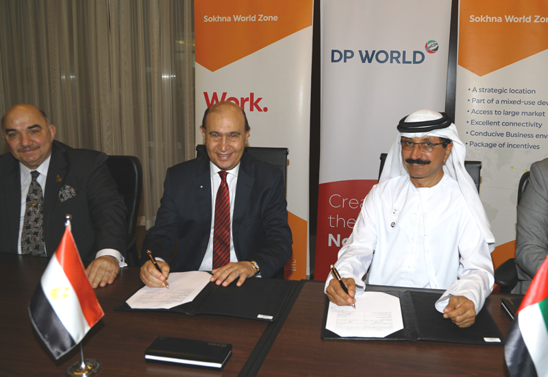 The deal was signedby Sultan Ahmed Bin Sulayem, group chairman and CEO of DP World and Admiral Mohab Mamish, chairman of the Suez Canal Authority and the Suez Canal Economic Zone (SCZone). The deal was signedby Sultan Ahmed Bin Sulayem, group chairman and CEO of DP World and Admiral Mohab Mamish, chairman of the Suez Canal Authority and the Suez Canal Economic Zone (SCZone).