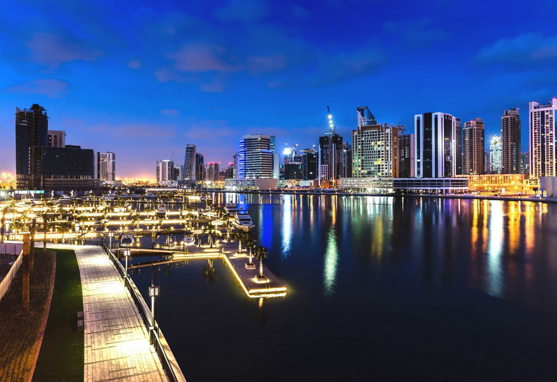 Marasi Marina in Business Bay, Dubai. Marasi Marina in Business Bay, Dubai.