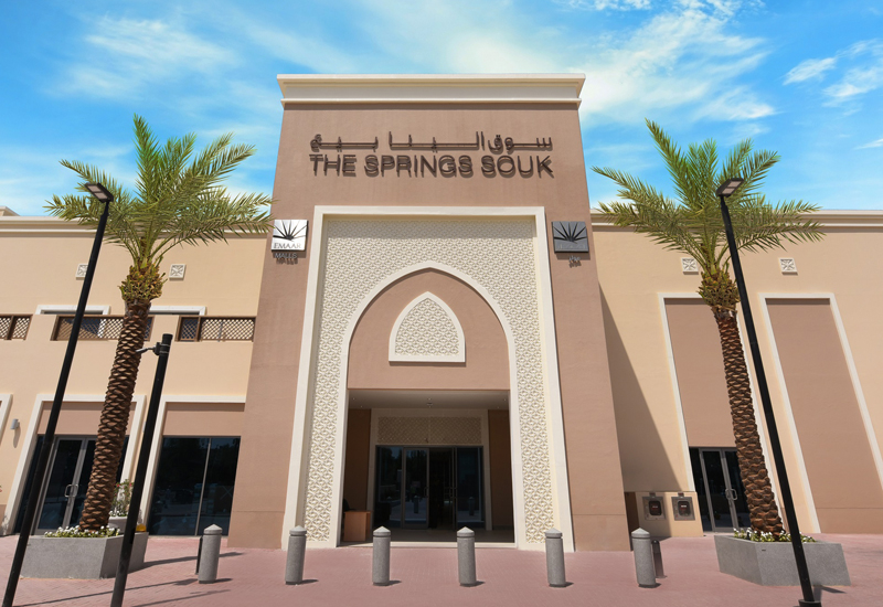 Emaar Malls' Springs Souk boasts 100 shops. Emaar Malls' Springs Souk boasts 100 shops.