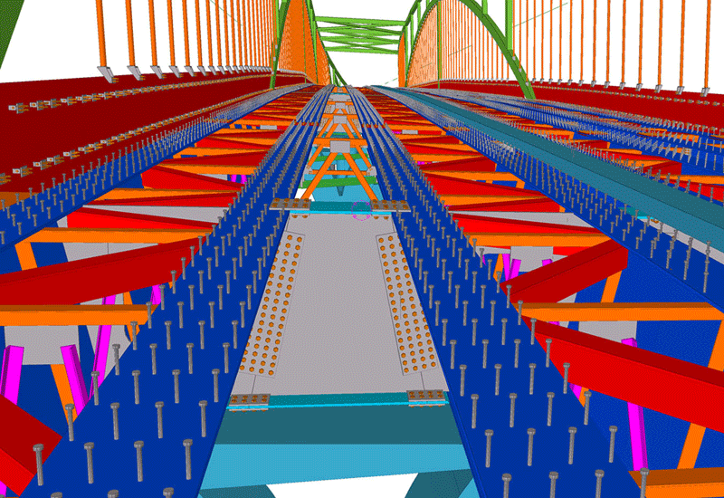 Saudi projects such as Abdullah Arif Intersection Bridge benefit from construction technology. Saudi projects such as Abdullah Arif Intersection Bridge benefit from construction technology.