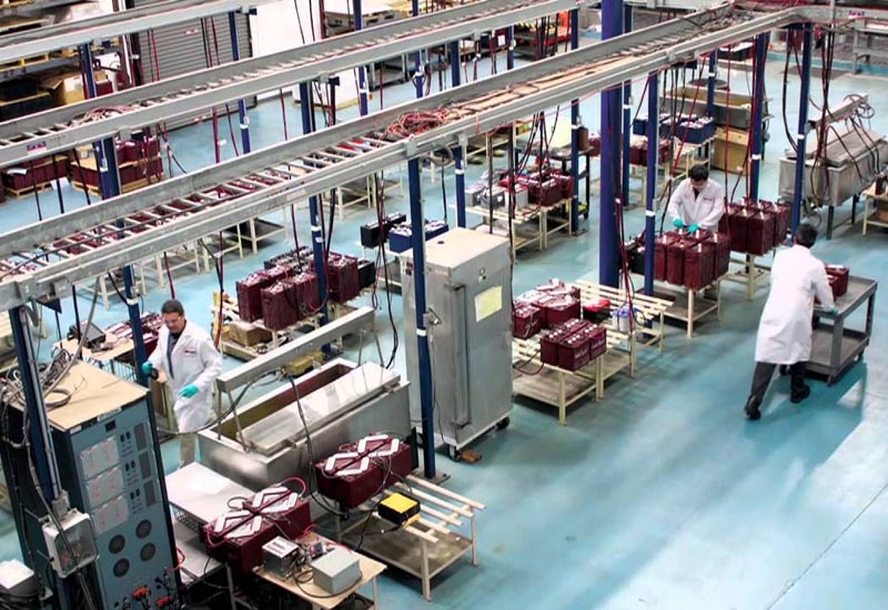 A Trojan Battery manufacturing facility. A Trojan Battery manufacturing facility.