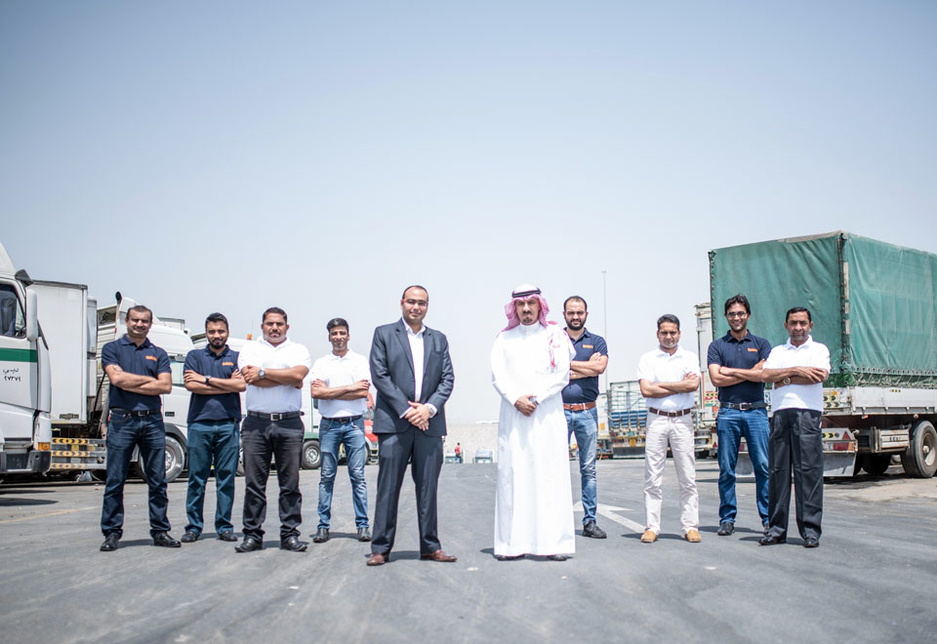 The Trukkin team, with co-founders Janardan Dalmia and Ahmed Al Nafie pictured in the centre. The Trukkin team, with co-founders Janardan Dalmia and Ahmed Al Nafie pictured in the centre.