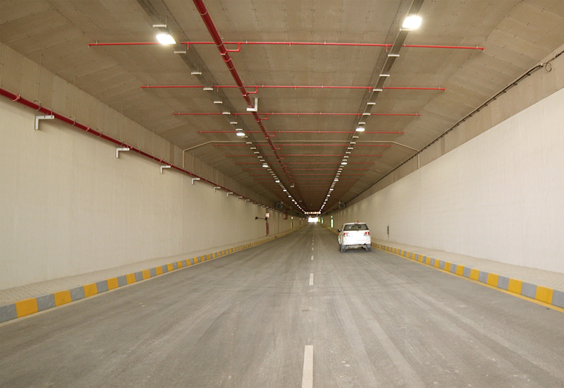 Inauguration of the completed tunnel network at the Abu Dhabi airport Inauguration of the completed tunnel network at the Abu Dhabi airport