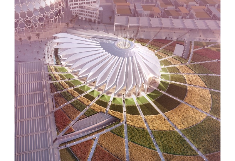 The UAE Pavilion covers an area of more than 15,000m2. The UAE Pavilion covers an area of more than 15,000m2.