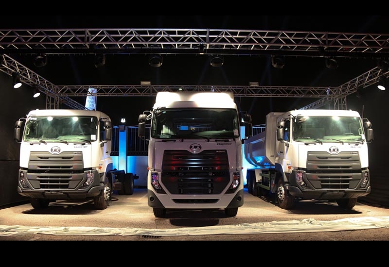 UD Trucks launched a GCC-specific line of its heavy-duty Quester range in mid 2016. UD Trucks launched a GCC-specific line of its heavy-duty Quester range in mid 2016.