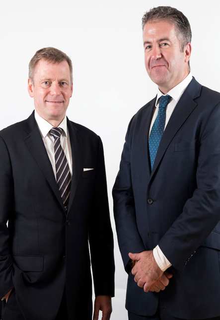 From left: Uwe Krueger, Atkins’ chief executive officer and Dominic Harvey, chief executive officer of Atkins Acuity. From left: Uwe Krueger, Atkins’ chief executive officer and Dominic Harvey, chief executive officer of Atkins Acuity.