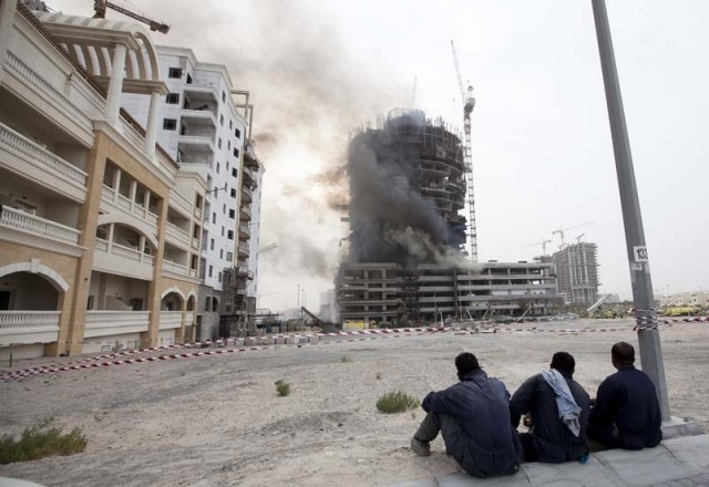 The Viceroy Dubai in Jumeirah Village Circle was hit by a fire in August 2016. The Viceroy Dubai in Jumeirah Village Circle was hit by a fire in August 2016.