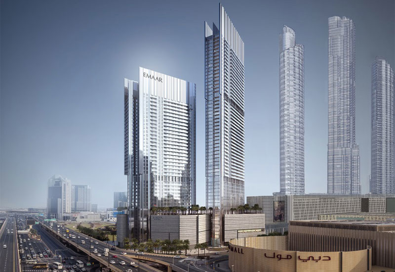 Emaar Unveils Twin Tower Vida Dubai Mall Hotel Projects And Tenders Construction Week Online