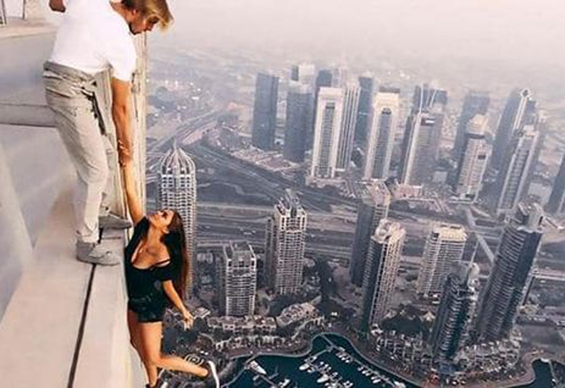 Cayan Group has condemned Viki Odintcova’s decision to hang off the side of Dubai’s Cayan Tower without taking any safety precautions. Cayan Group has condemned Viki Odintcova’s decision to hang off the side of Dubai’s Cayan Tower without taking any safety precautions.