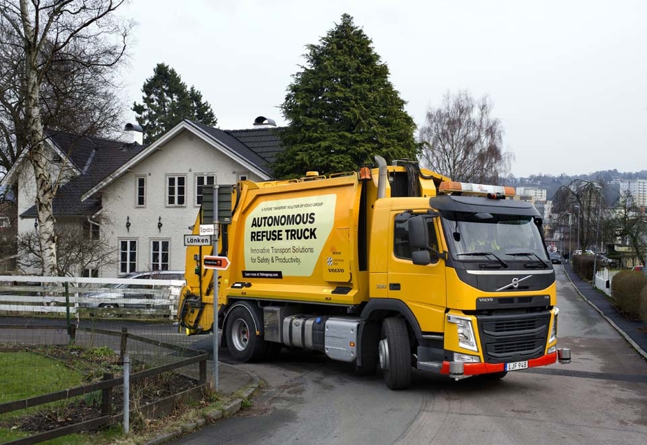 Volvo Group is testing the potential of deploying an autonomous self-driving waste disposal vehicle. Volvo Group is testing the potential of deploying an autonomous self-driving waste disposal vehicle.