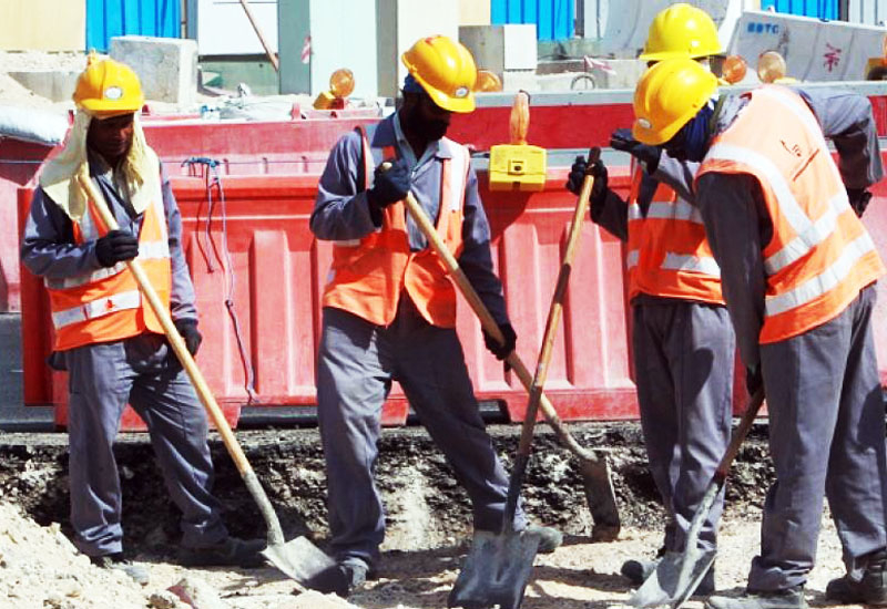 Workers on Qatar's FIFA 2022 World Cup sites have come under the spotlight with the innovative invention of a 'cooling' hat. Workers on Qatar's FIFA 2022 World Cup sites have come under the spotlight with the innovative invention of a 'cooling' hat.