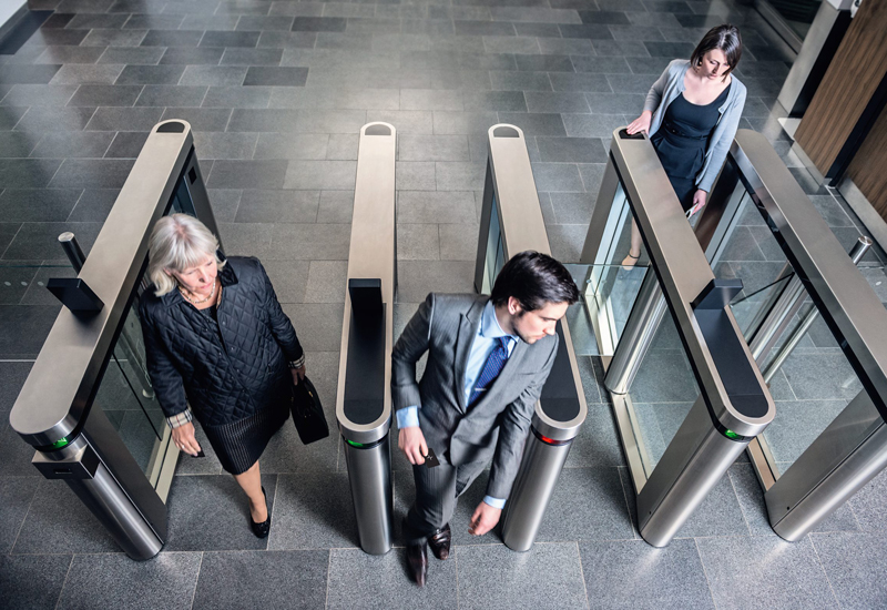 KONE Access controls door, turnstile, and elevator access according to individual access rights. KONE Access controls door, turnstile, and elevator access according to individual access rights.