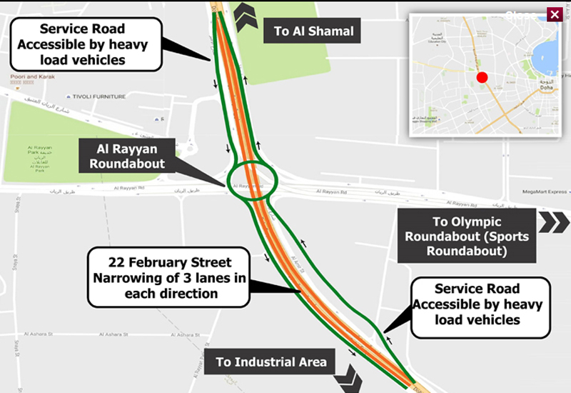 Qatar’s Public Works Authority, Ashghal announced that roadworks will commence on an 800-metre stretch of 22 February Street. Qatar’s Public Works Authority, Ashghal announced that roadworks will commence on an 800-metre stretch of 22 February Street.