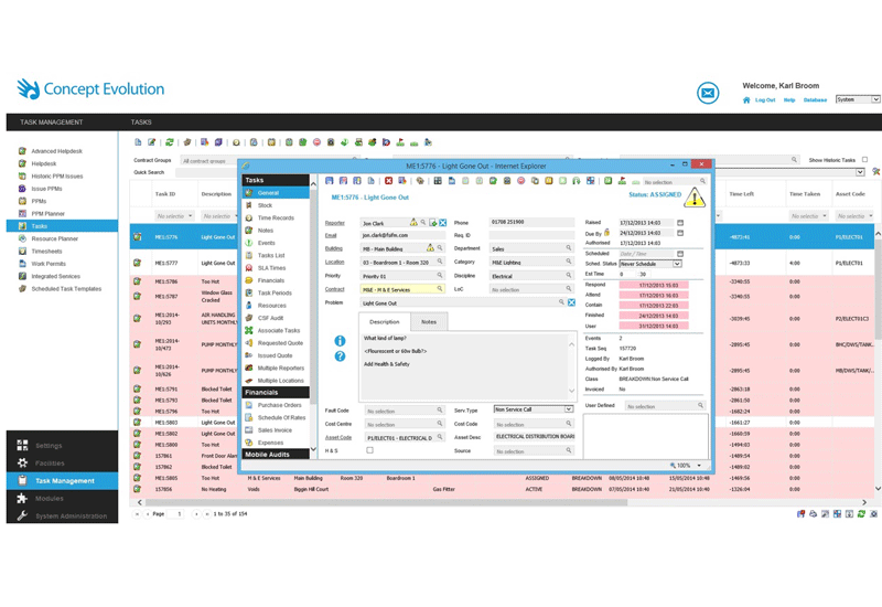 Excitech's Space and Move Management functionality to FSI's Concept Evolution CAFM platform. Excitech's Space and Move Management functionality to FSI's Concept Evolution CAFM platform.