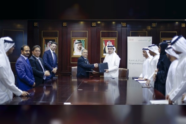 DEWA and Amity University Dubai sign MoU. DEWA and Amity University Dubai sign MoU.