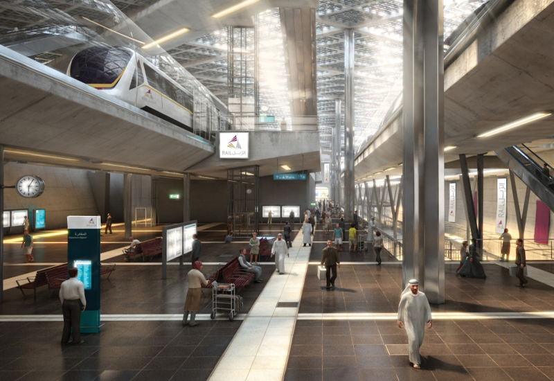 Artist's impression of Doha Metro. Artist's impression of Doha Metro.