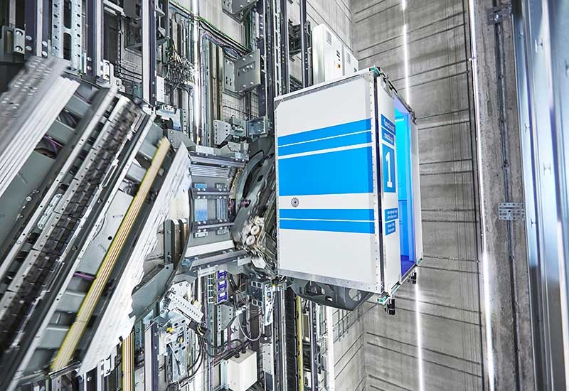 Thyssenkrupp is behind the worlds first rope-free elevator, a system that harnesses the power of linear motor technology to move multiple cars in a single shaft, according to Chemaly, CEO of the companys Middle East operations. Thyssenkrupp is behind the worlds first rope-free elevator, a system that harnesses the power of linear motor technology to move multiple cars in a single shaft, according to Chemaly, CEO of the companys Middle East operations.