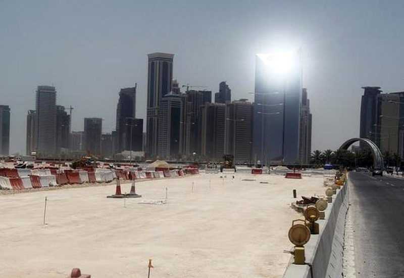 Bulldozers operate on a road under construction near Doha Towers. (Image: Mohammed Dabbous) Bulldozers operate on a road under construction near Doha Towers. (Image: Mohammed Dabbous)