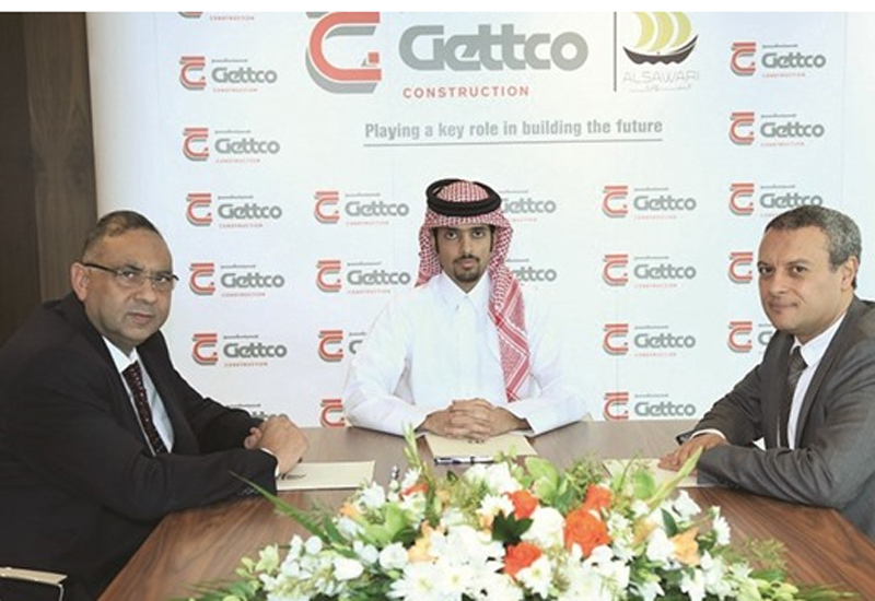 Sheikh Turki with others during the award of the Al Seeliya Tower project at West Bay. Sheikh Turki with others during the award of the Al Seeliya Tower project at West Bay.
