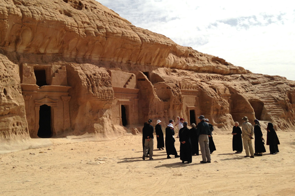 A historic site in Saudi Arabia. A historic site in Saudi Arabia.