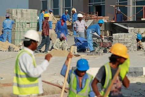 The 200 men protested outside Kuwait’s Ministry of Justice. The 200 men protested outside Kuwait’s Ministry of Justice.