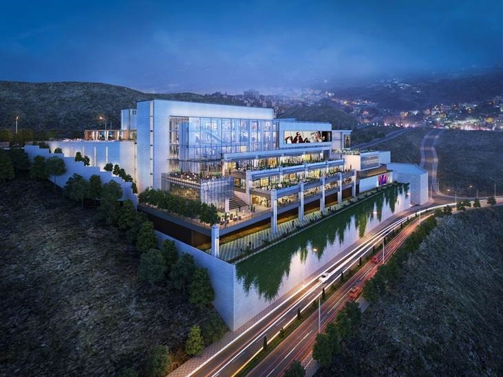 The seven-storey development is set to be Palestines largest shopping destination. The seven-storey development is set to be Palestines largest shopping destination.