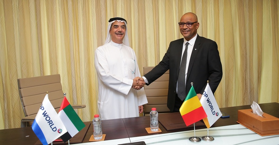The deal was signed by Suhail Al Banna, CEO and MD, DP World MENA and Moulaye Ahmed Boubacar, minister of equipment and transport, Mali. The deal was signed by Suhail Al Banna, CEO and MD, DP World MENA and Moulaye Ahmed Boubacar, minister of equipment and transport, Mali.