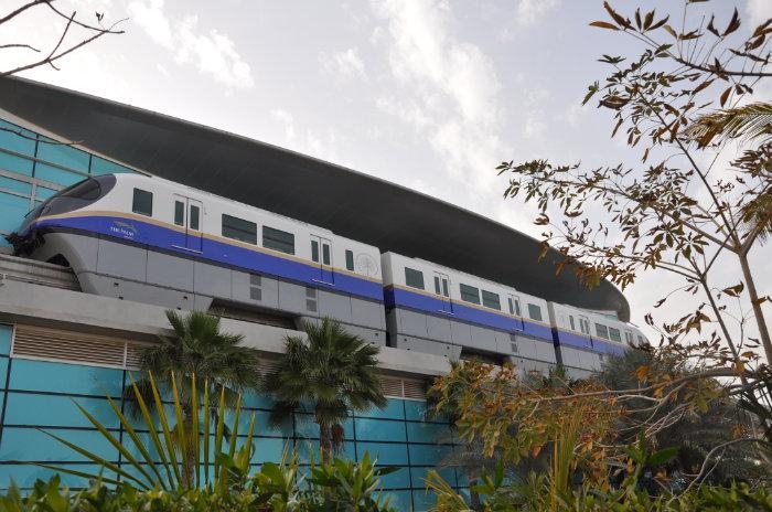 Al Ittihad Park Station will be located near The Golden Mile retail complex and Shoreline Apartments. Al Ittihad Park Station will be located near The Golden Mile retail complex and Shoreline Apartments.