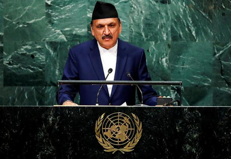 Minister for Foreign Affairs of Nepal Prakash Sharan Mahat addresses the United Nations General Assembly in the Manhattan borough of New York, U.S., September 24, 2016. REUTERS/Eduardo Munoz Minister for Foreign Affairs of Nepal Prakash Sharan Mahat addresses the United Nations General Assembly in the Manhattan borough of New York, U.S., September 24, 2016. REUTERS/Eduardo Munoz