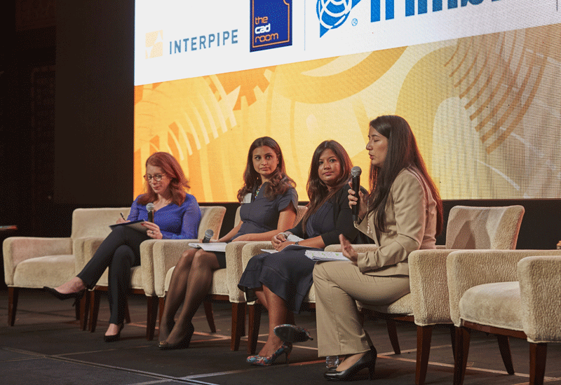 A panel of senior female executives at MEP Middle East Conference 2016. A panel of senior female executives at MEP Middle East Conference 2016.