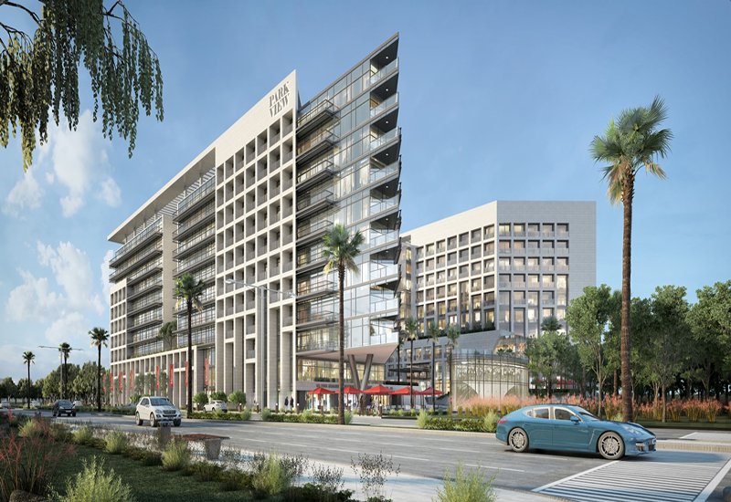 Park View will feature two buildings: one residential and one related to hospitality. Park View will feature two buildings: one residential and one related to hospitality.