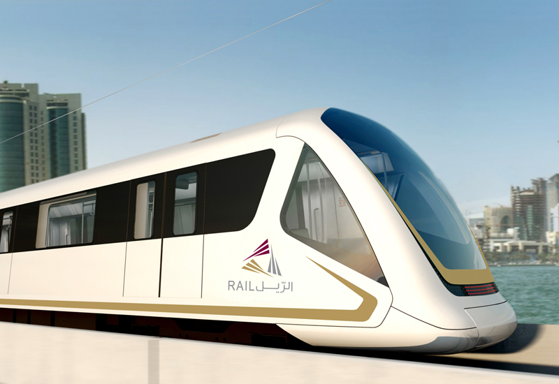 Doha Metro in Qatar. Doha Metro in Qatar.