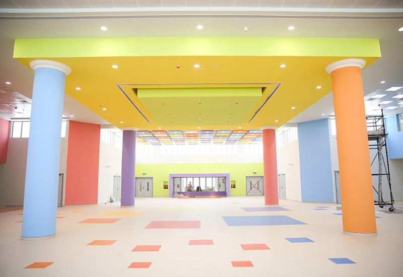 The 21 new buildings have improved interior designs to enhance the educational environment. The 21 new buildings have improved interior designs to enhance the educational environment.
