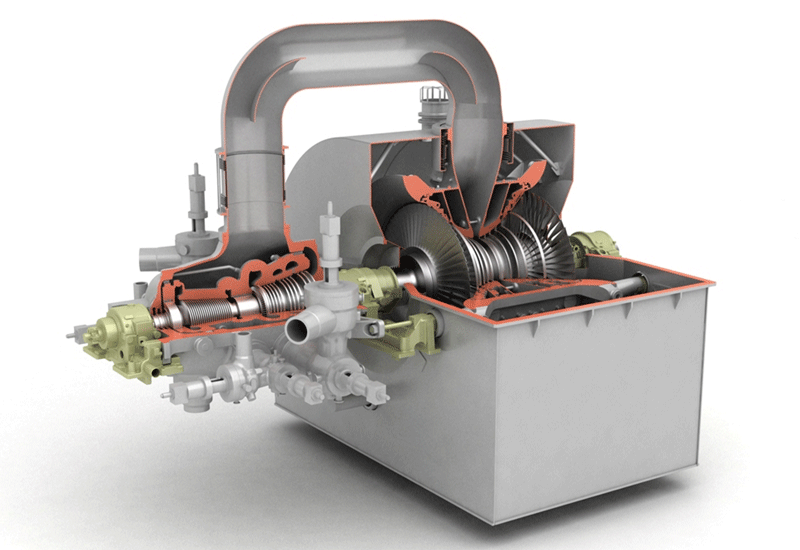 Steam turbine SST5-5000. Steam turbine SST5-5000.