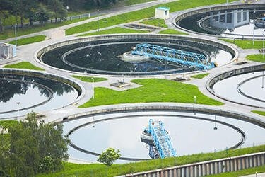 A wastewater treatment plant-file picture only. A wastewater treatment plant-file picture only.