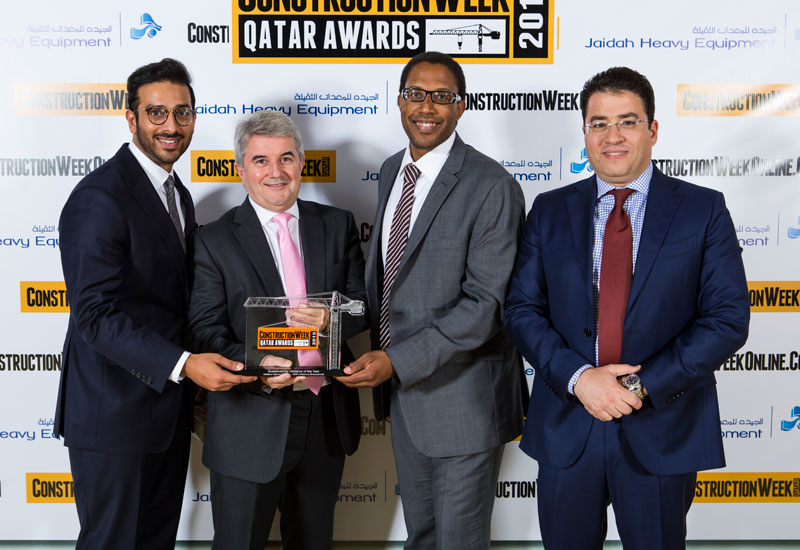 The WSP | Parsons Brinckerhoff team with their award. The WSP | Parsons Brinckerhoff team with their award.