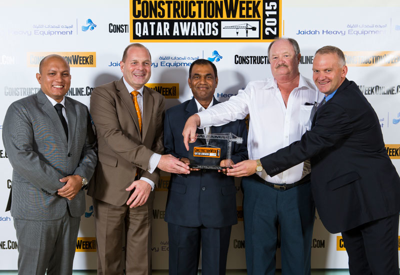 The ALEC/GCC joint venture team after winning the award. The ALEC/GCC joint venture team after winning the award.