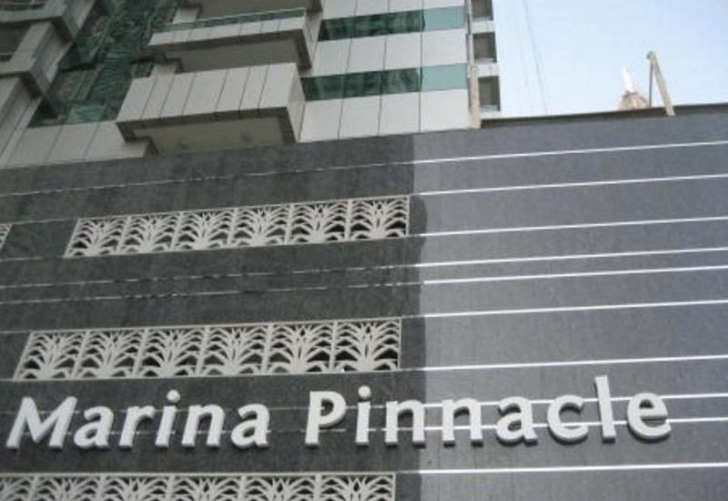 Marina Pinnacle is a 77-storey building in Dubai. Marina Pinnacle is a 77-storey building in Dubai.