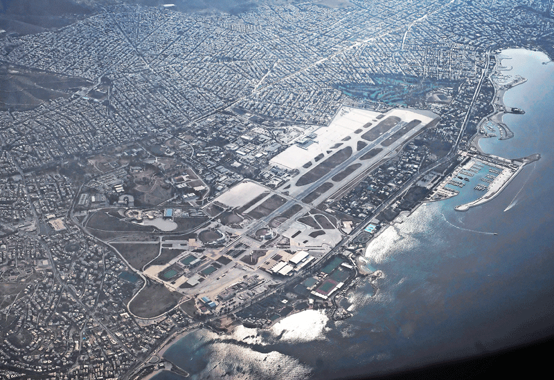 An aerial view of the Hellenikon airport, Athens. Photo: Getty. An aerial view of the Hellenikon airport, Athens. Photo: Getty.