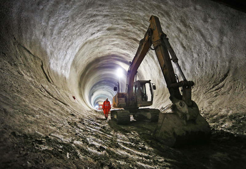 Work on the Crossrail 1 project is well underway. Image: Getty. Work on the Crossrail 1 project is well underway. Image: Getty.