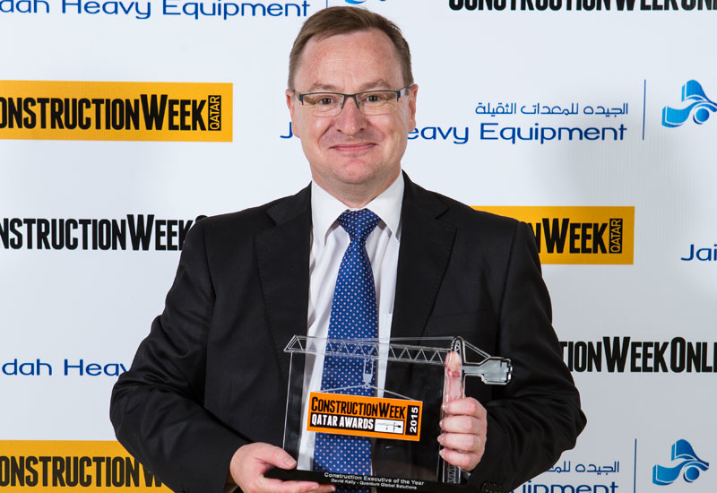 David Kelly, Quantum Global Solutions stands proudly with his trophy. David Kelly, Quantum Global Solutions stands proudly with his trophy.