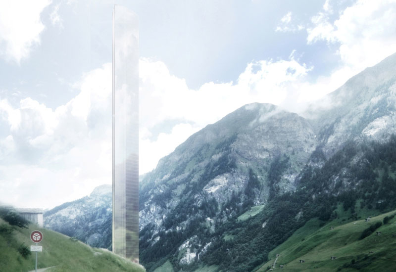 Designed by architect firm Morphosis, the hotel will be situated in Vals, in the Swiss Alps and will reach a height of 381 metres. Designed by architect firm Morphosis, the hotel will be situated in Vals, in the Swiss Alps and will reach a height of 381 metres.